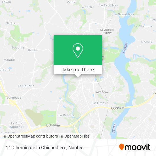11 Chemin de la Chicaudière map