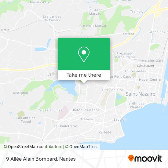 9 Allée Alain Bombard map