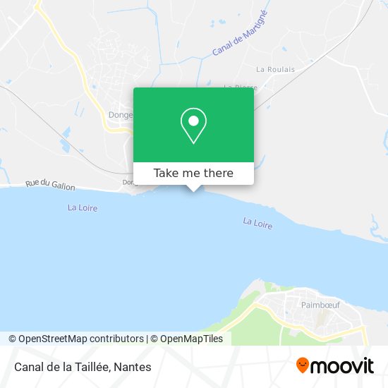 Canal de la Taillée map