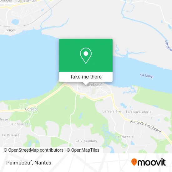 Paimboeuf map