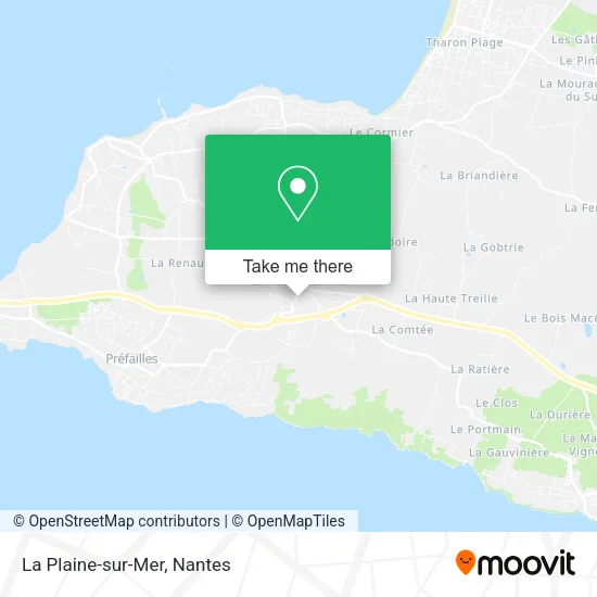 La Plaine-sur-Mer map