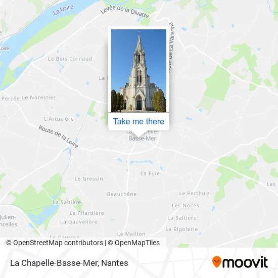 Mapa La Chapelle-Basse-Mer