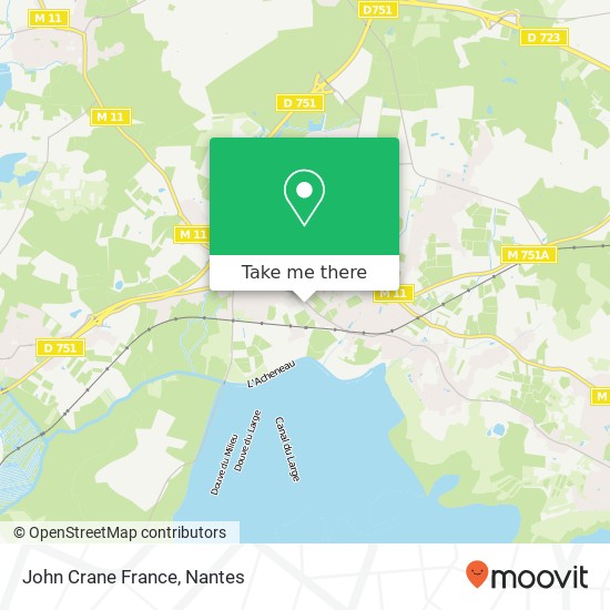 Mapa John Crane France