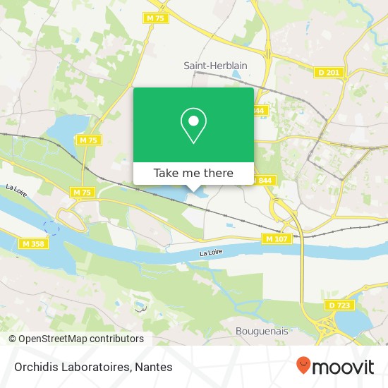 Orchidis Laboratoires map