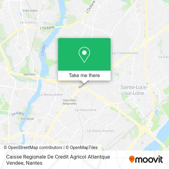 Caisse Regionale De Credit Agricol Atlantque Vendee map