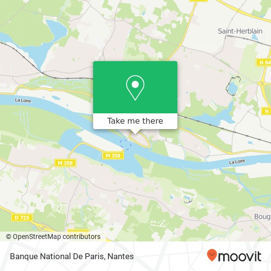 Banque National De Paris map