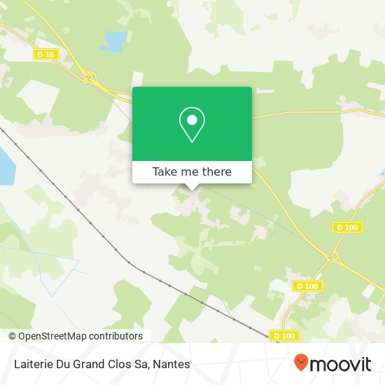 Mapa Laiterie Du Grand Clos Sa