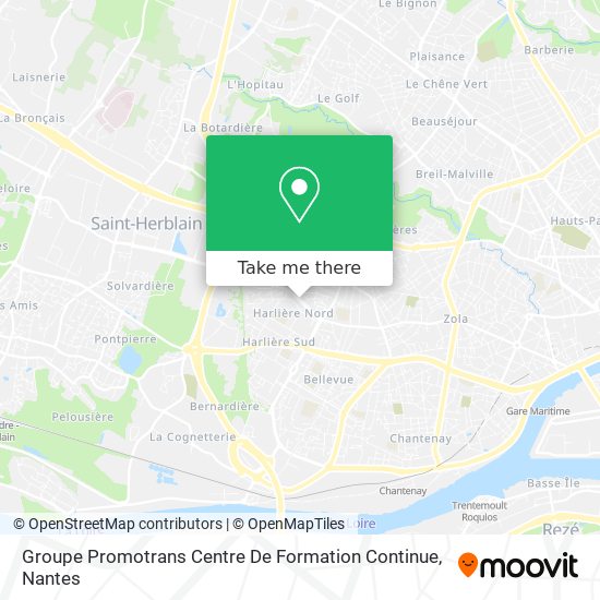 Groupe Promotrans Centre De Formation Continue map