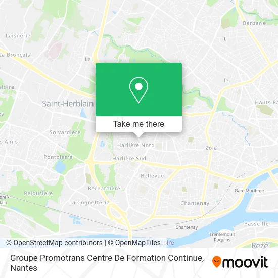 Groupe Promotrans Centre De Formation Continue map