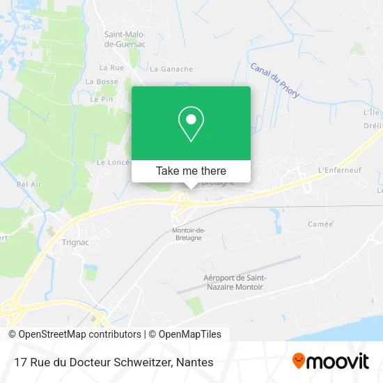 Mapa 17 Rue du Docteur Schweitzer