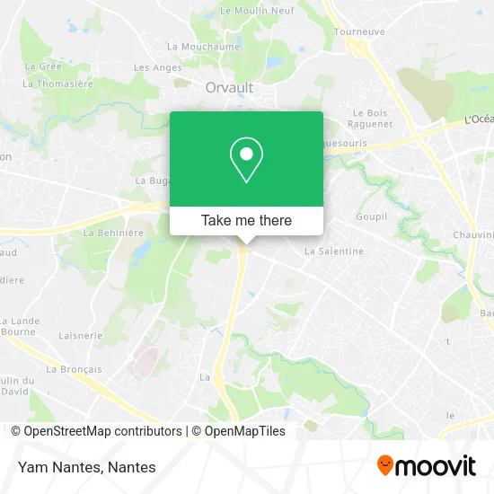 Mapa Yam Nantes