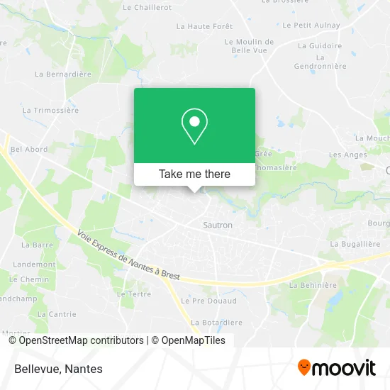 Mapa Bellevue