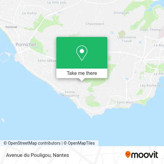 Mapa Avenue du Pouligou