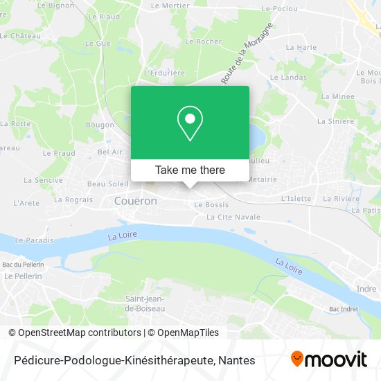 Pédicure-Podologue-Kinésithérapeute map