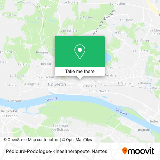 Pédicure-Podologue-Kinésithérapeute map