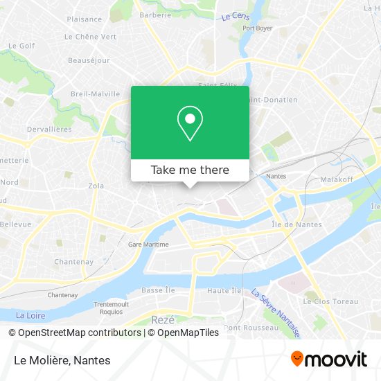 Le Molière map