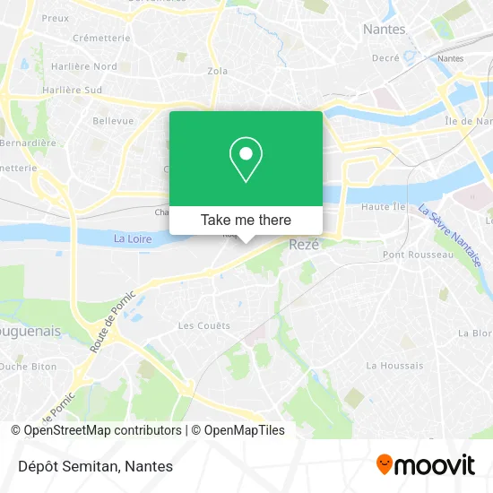 Dépôt Semitan map