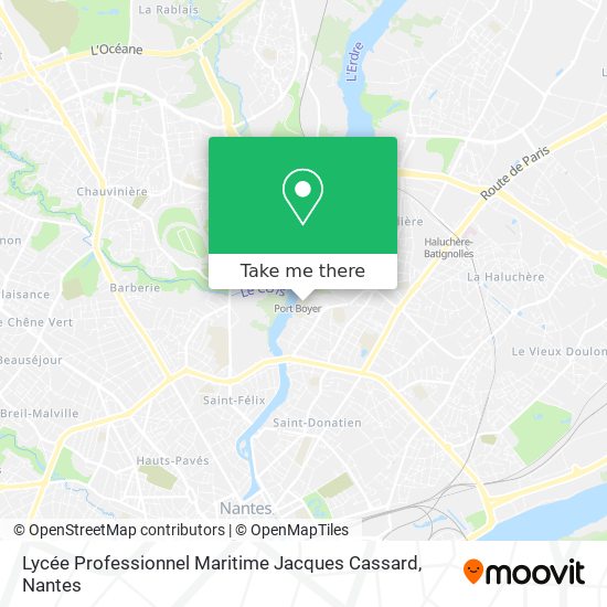 Mapa Lycée Professionnel Maritime Jacques Cassard