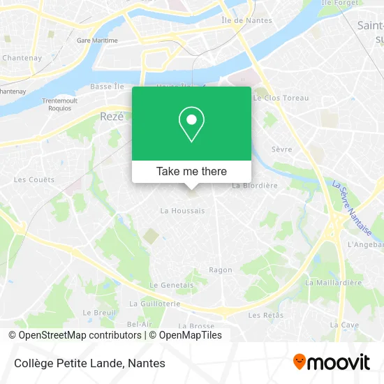 Collège Petite Lande map