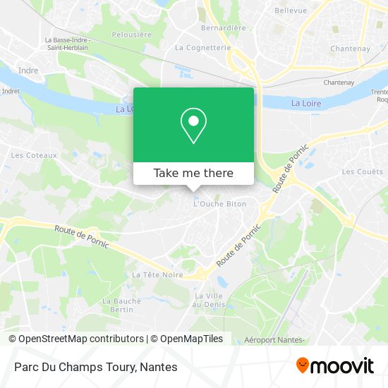 Mapa Parc Du Champs Toury