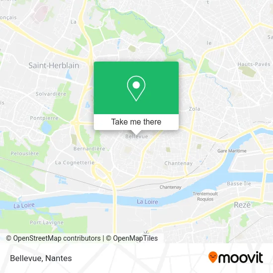 Mapa Bellevue