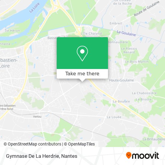 Gymnase De La Herdrie map