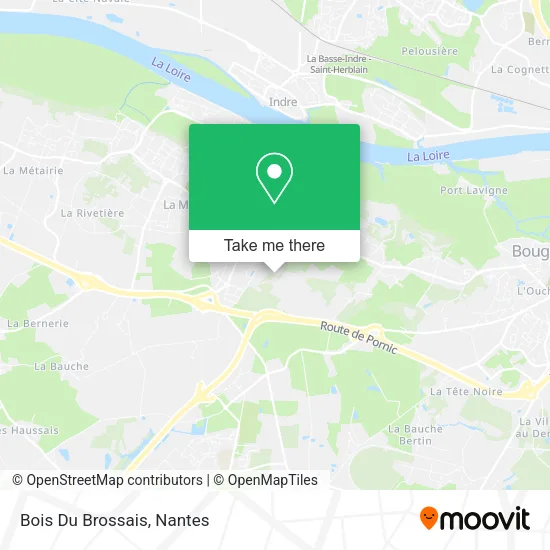 Mapa Bois Du Brossais