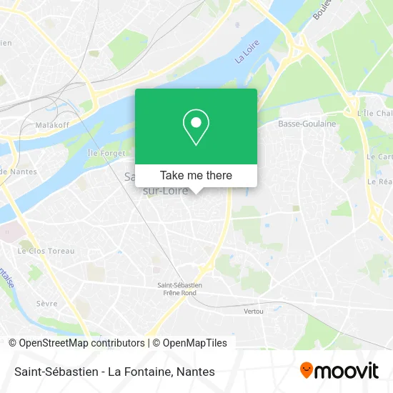 Saint-Sébastien - La Fontaine map