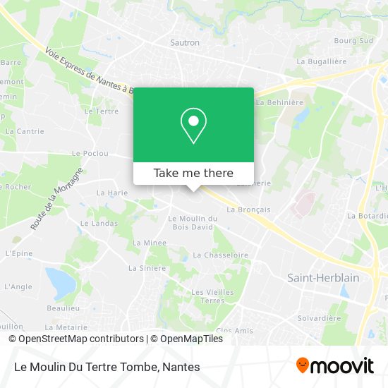 Le Moulin Du Tertre Tombe map