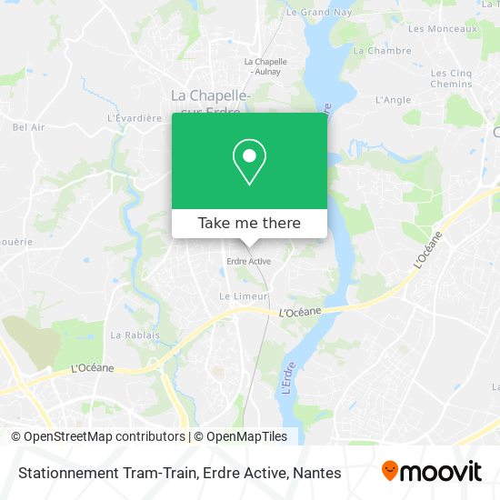 Stationnement Tram-Train, Erdre Active map