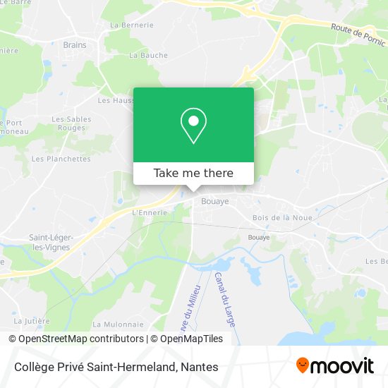 Collège Privé Saint-Hermeland map