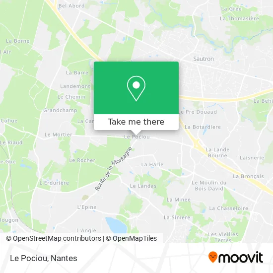 Le Pociou map