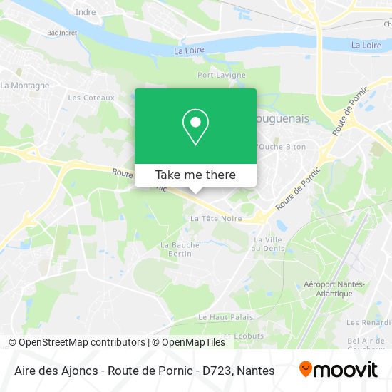 Aire des Ajoncs - Route de Pornic - D723 map