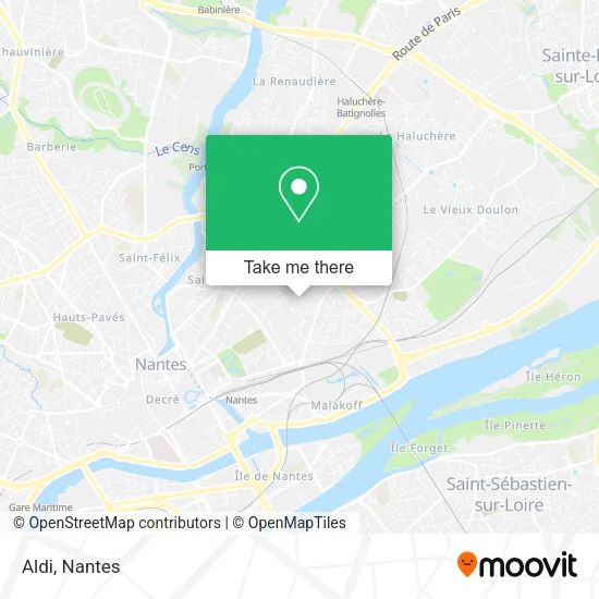 Mapa Aldi