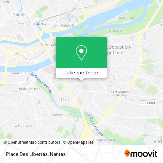 Place Des Libertés map