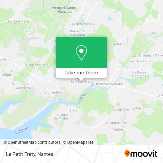 Le Petit Frety map