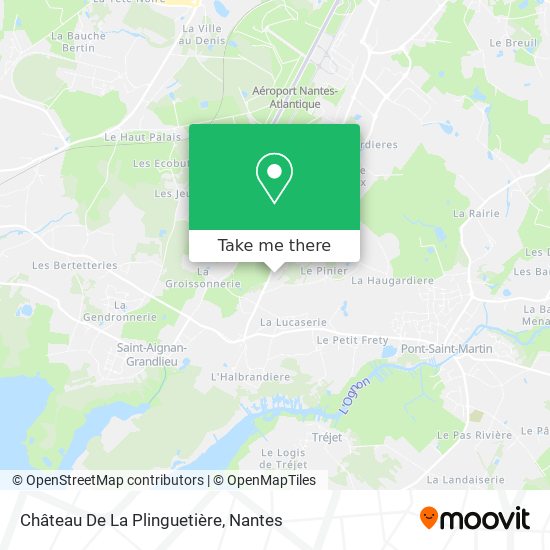 Château De La Plinguetière map