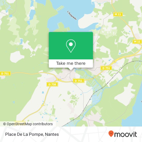 Mapa Place De La Pompe