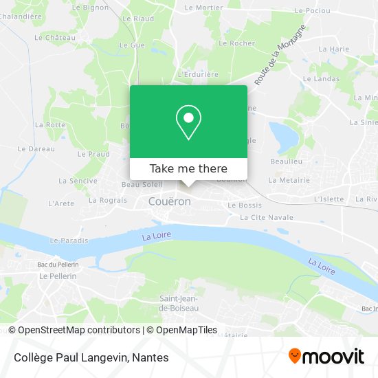 Collège Paul Langevin map