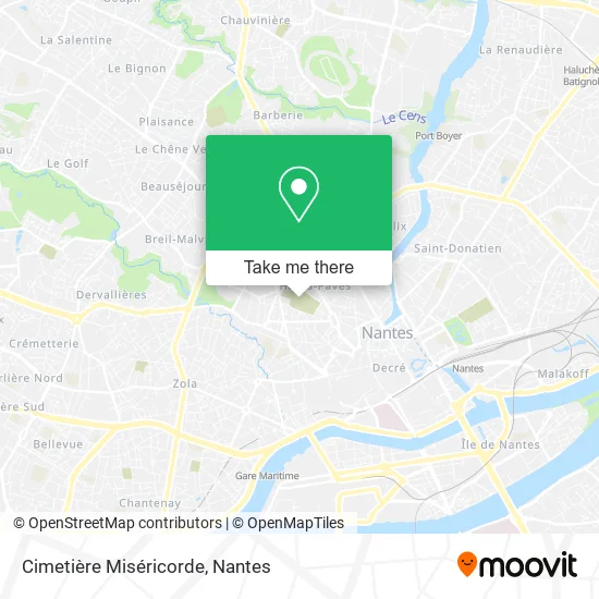 Cimetière Miséricorde map
