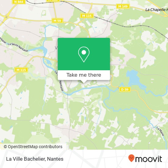 La Ville Bachelier map