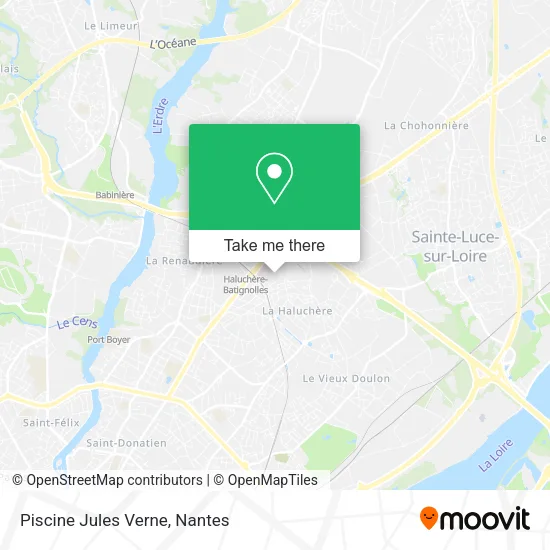 Piscine Jules Verne map