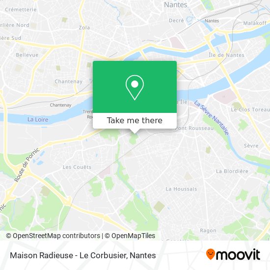 Maison Radieuse - Le Corbusier map