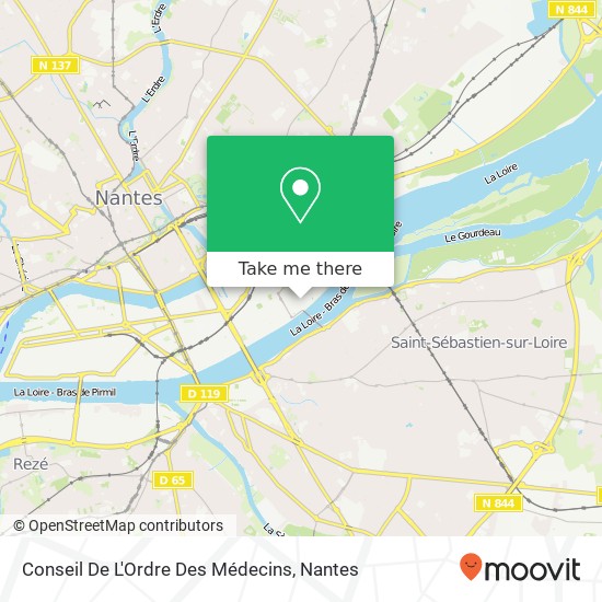 Conseil De L'Ordre Des Médecins map