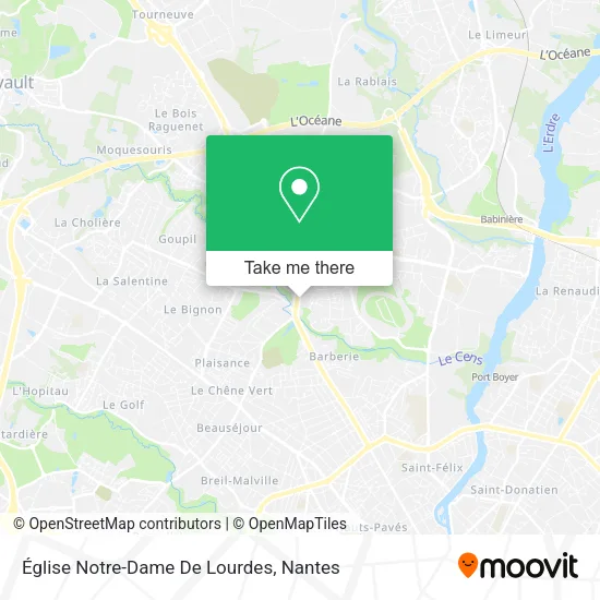 Église Notre-Dame De Lourdes map
