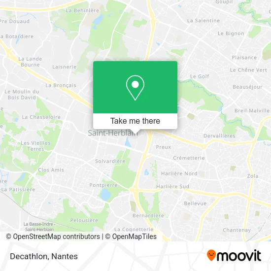 Decathlon map