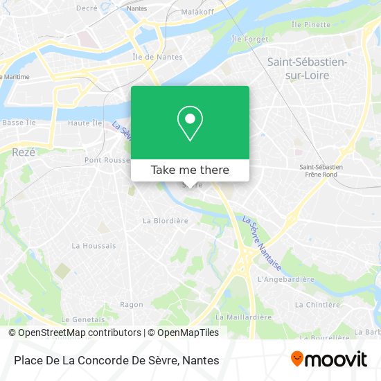 Place De La Concorde De Sèvre map