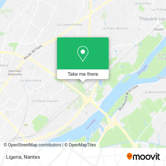 Ligeria map