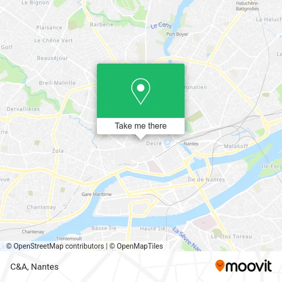 C&A map