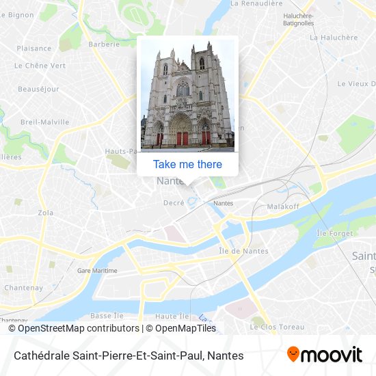 Mapa Cathédrale Saint-Pierre-Et-Saint-Paul